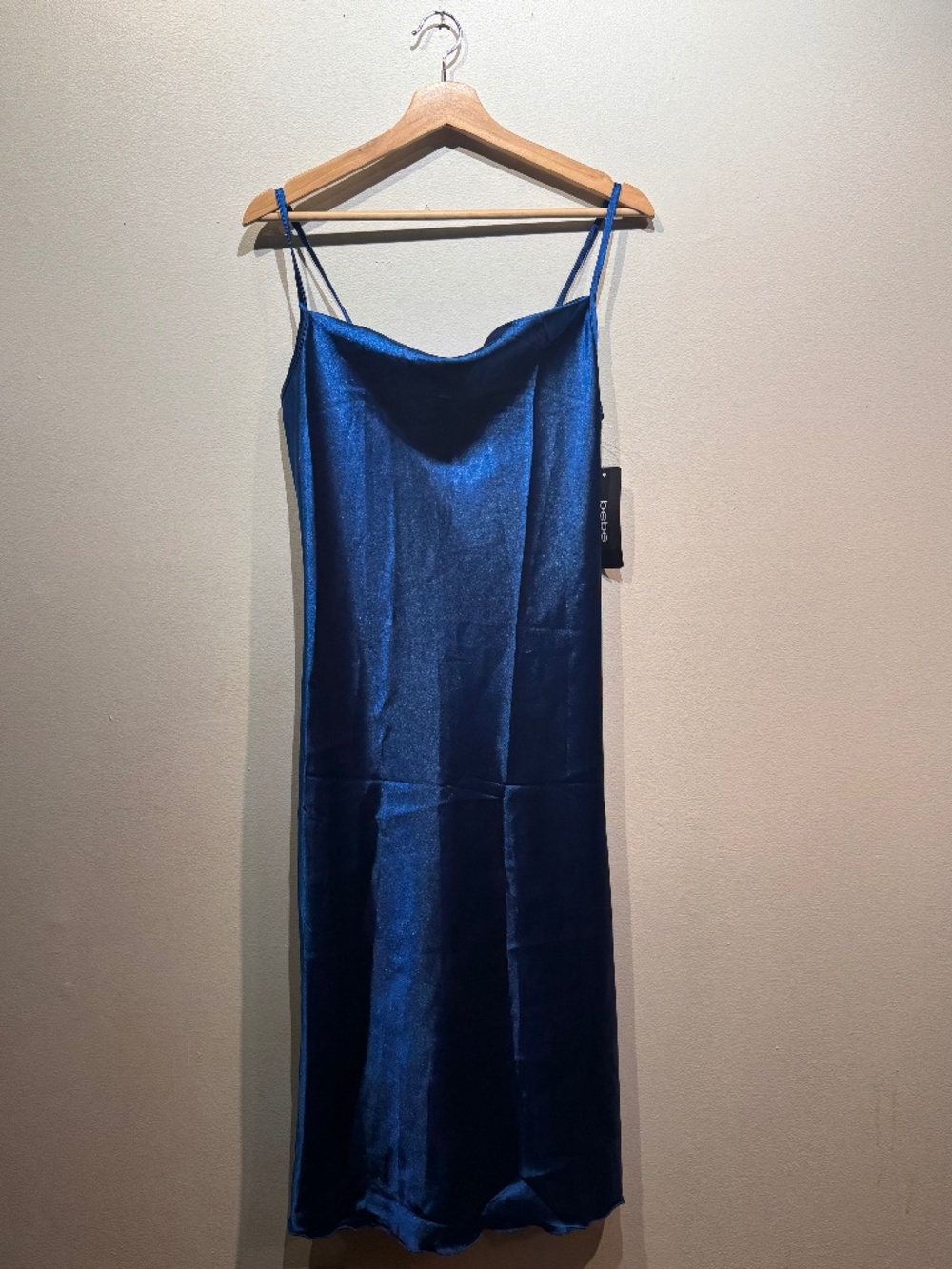 NWT Bebe Royal Blue Cami Dress